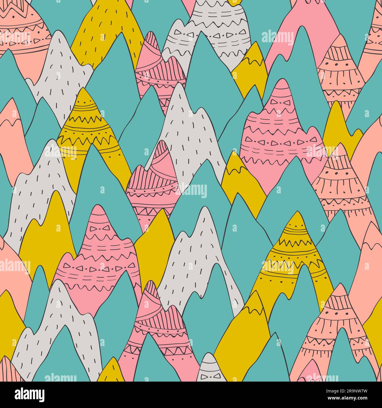 Aztec mountain Stock Vector Images - Alamy