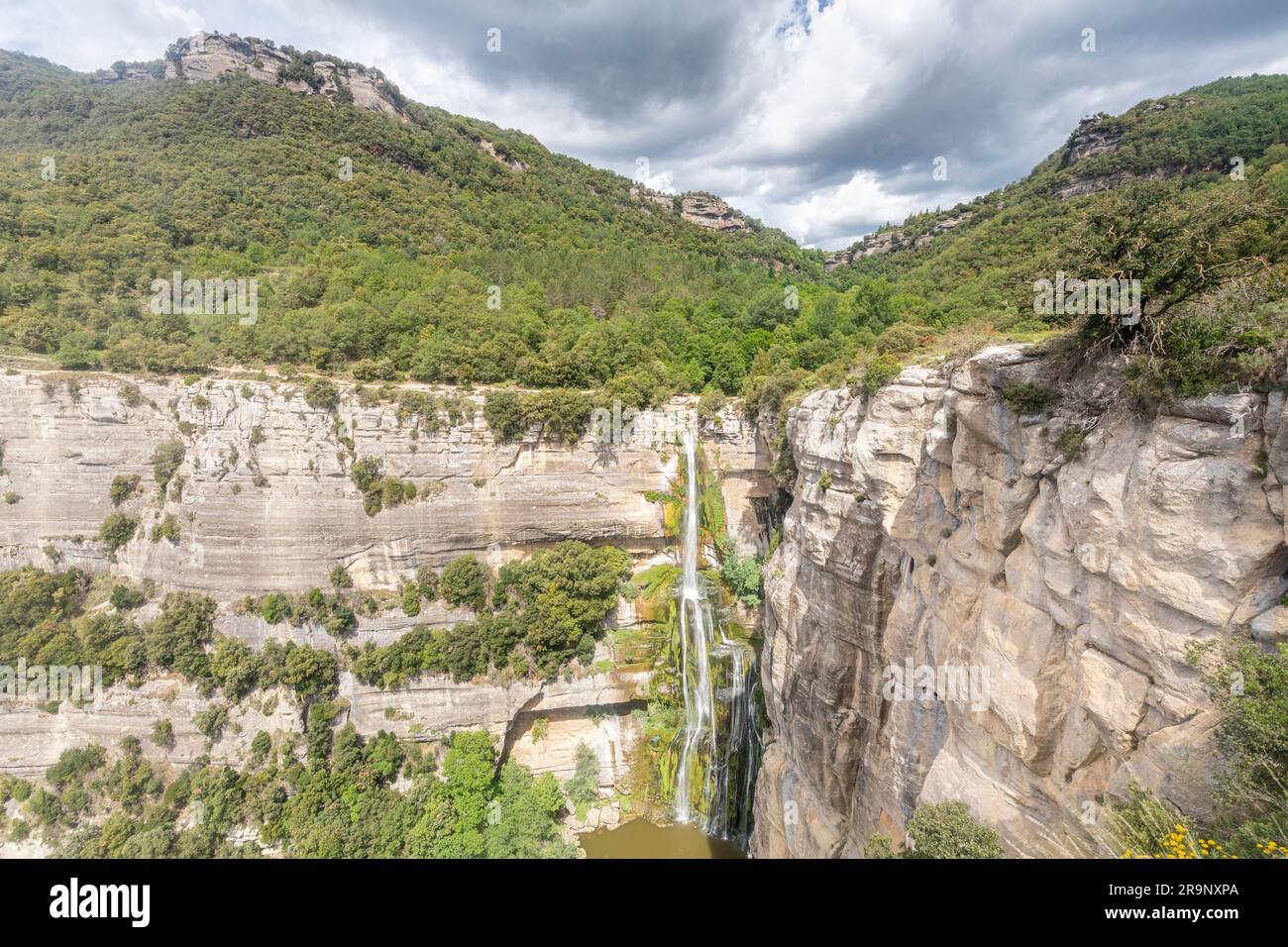 Salt de Sallent waterfall, Rupit, Barcelona, Spain Stock Photo - Alamy