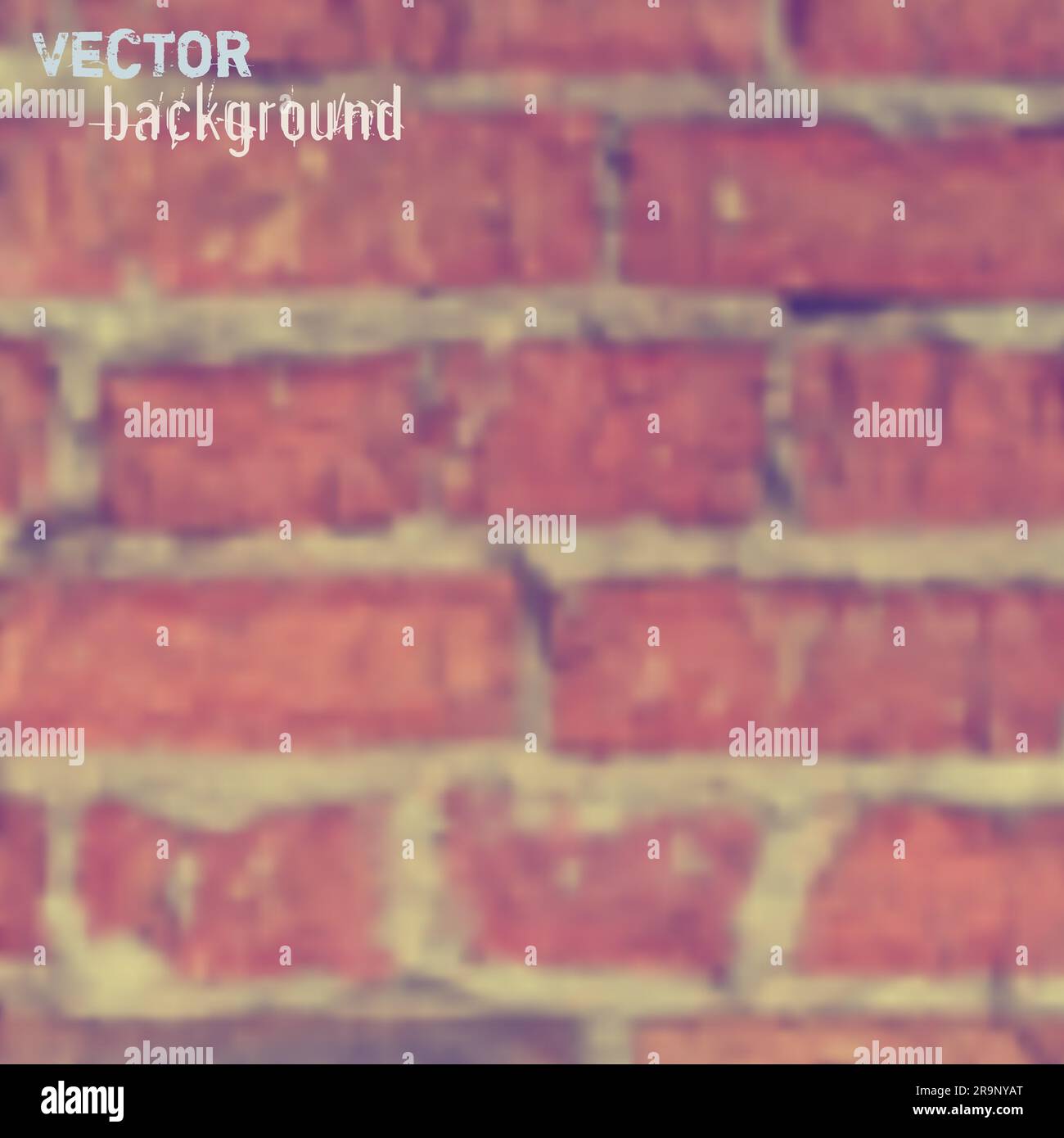 Vector blurred background with brickwall Stock Vector Image & Art - Alamy