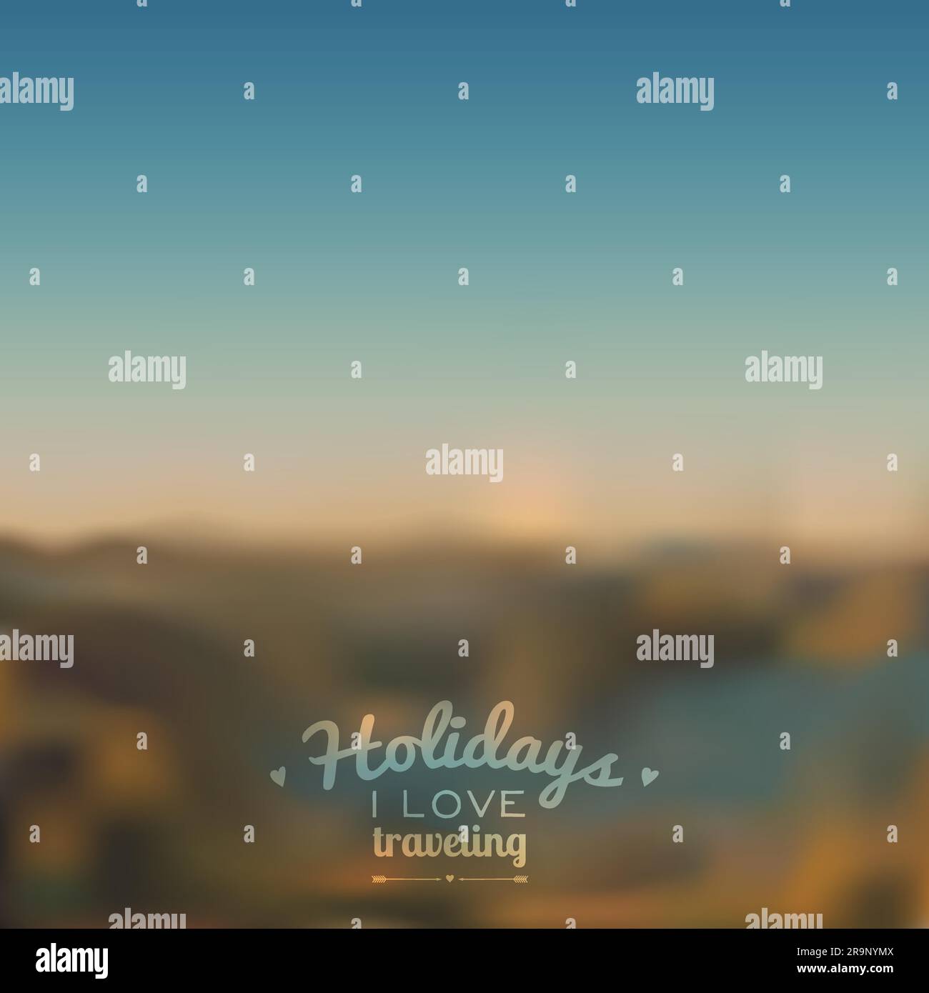 Vector blurred landscape background Stock Vector Image & Art - Alamy
