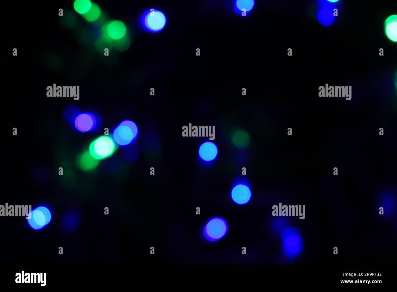 Abstract blurred colorful lights background Stock Photo