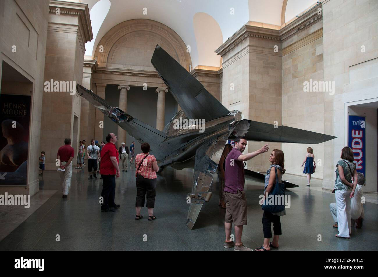 Mirrored Jaguar aircraft - part of the Tate Britain 2010 Duveens ...