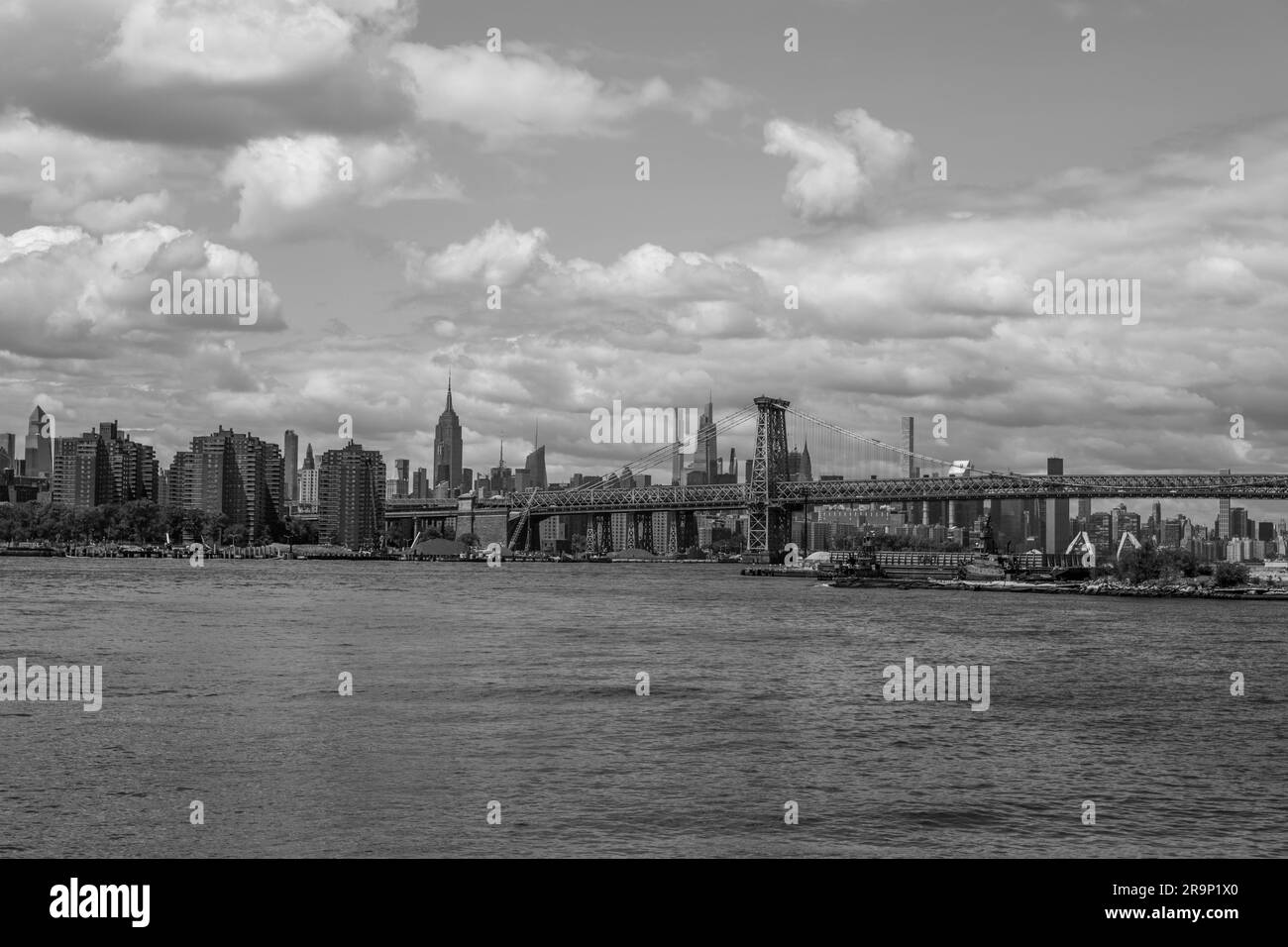 The New York City Skyline from the Hudson River Stock Photo Alamy