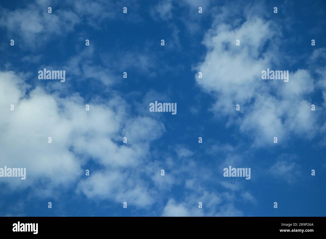 Blue sky and clouds with copy space Stock Photo - Alamy