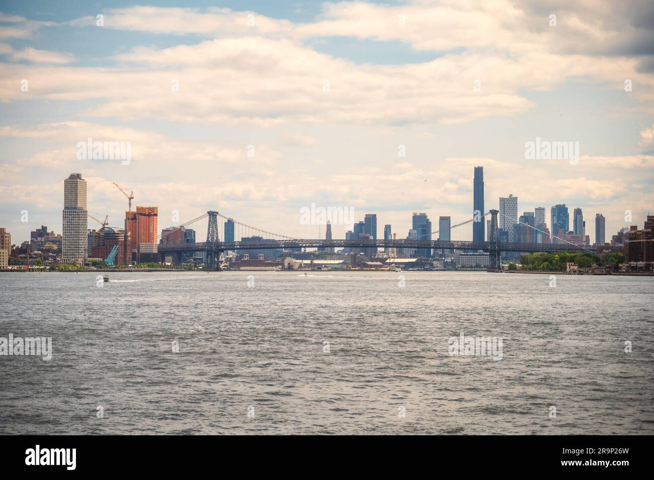 The New York City Skyline from the Hudson River Stock Photo - Alamy
