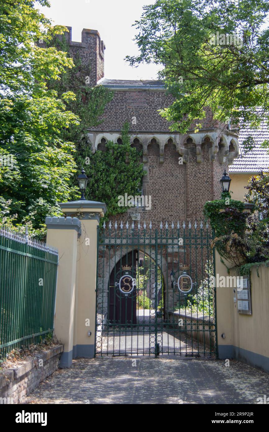 castle lechernich with castle park Stock Photo