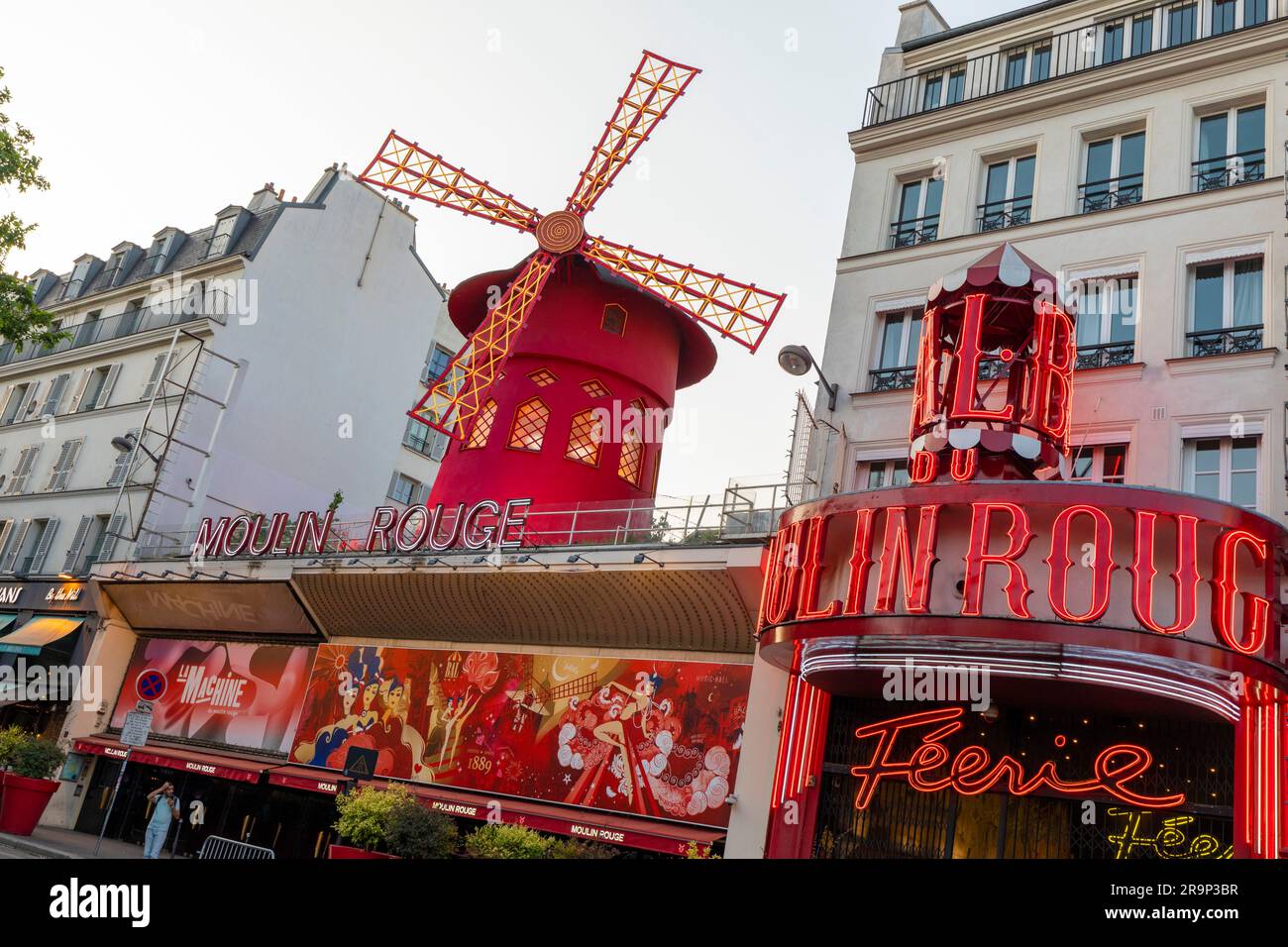 Moulin Rouge Nightclub, Montmartre, Paris, France, Western Europe Stock Photo