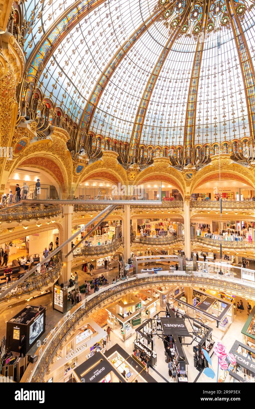 Galeries Lafayette Champs-Élysées Paris, France, Europe Stock Photo - Alamy