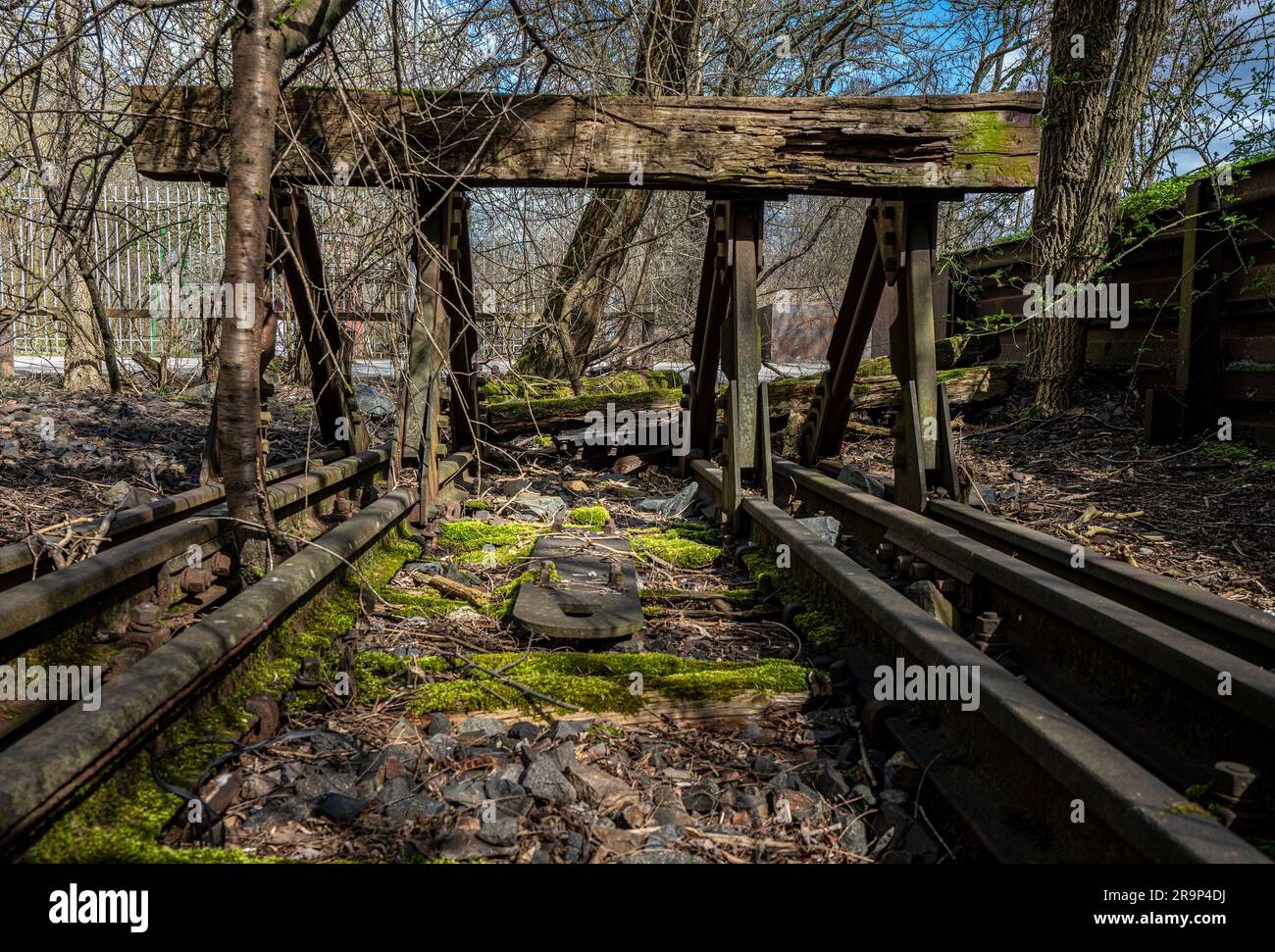 Oold Rails Old And Rusted Rails And Tracks In Gleisdreieckpark, Berlin, Germany ...