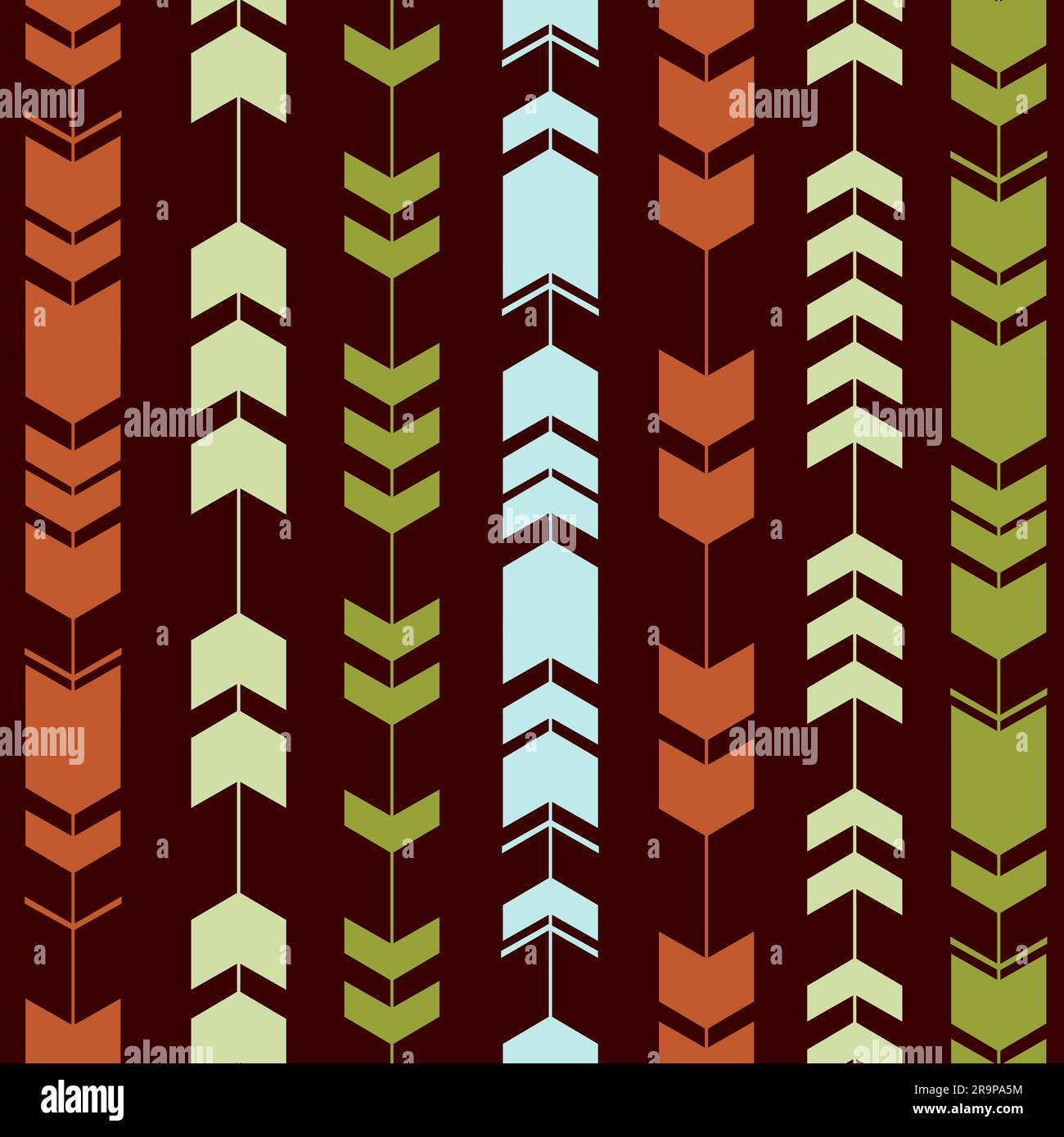 Vector seamless colorful decorative ethnic pattern Stock Vector Image ...