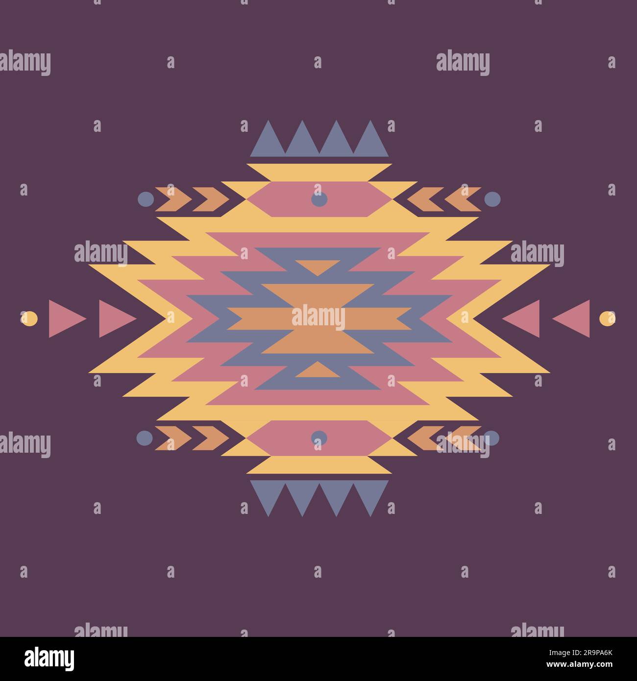 Vector colorful decorative ethnic pattern Stock Vector Image & Art - Alamy