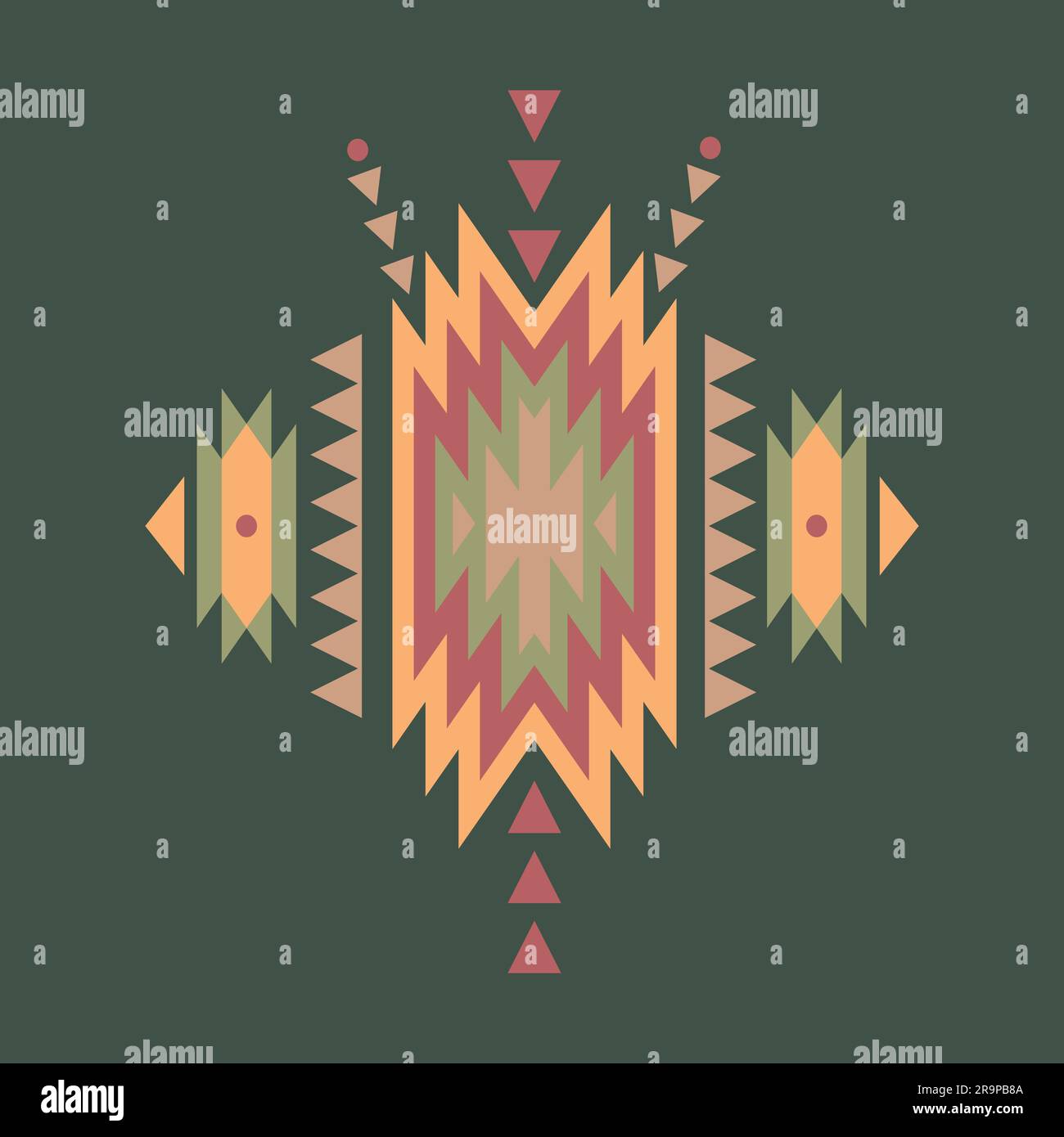 Vector colorful decorative ethnic pattern Stock Vector Image & Art - Alamy