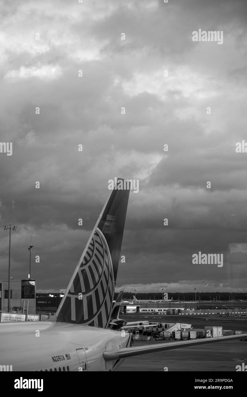Frankfurt, Germany 112023 A United Airlines Airplane at Frankfurt Airport Stock Photo Alamy