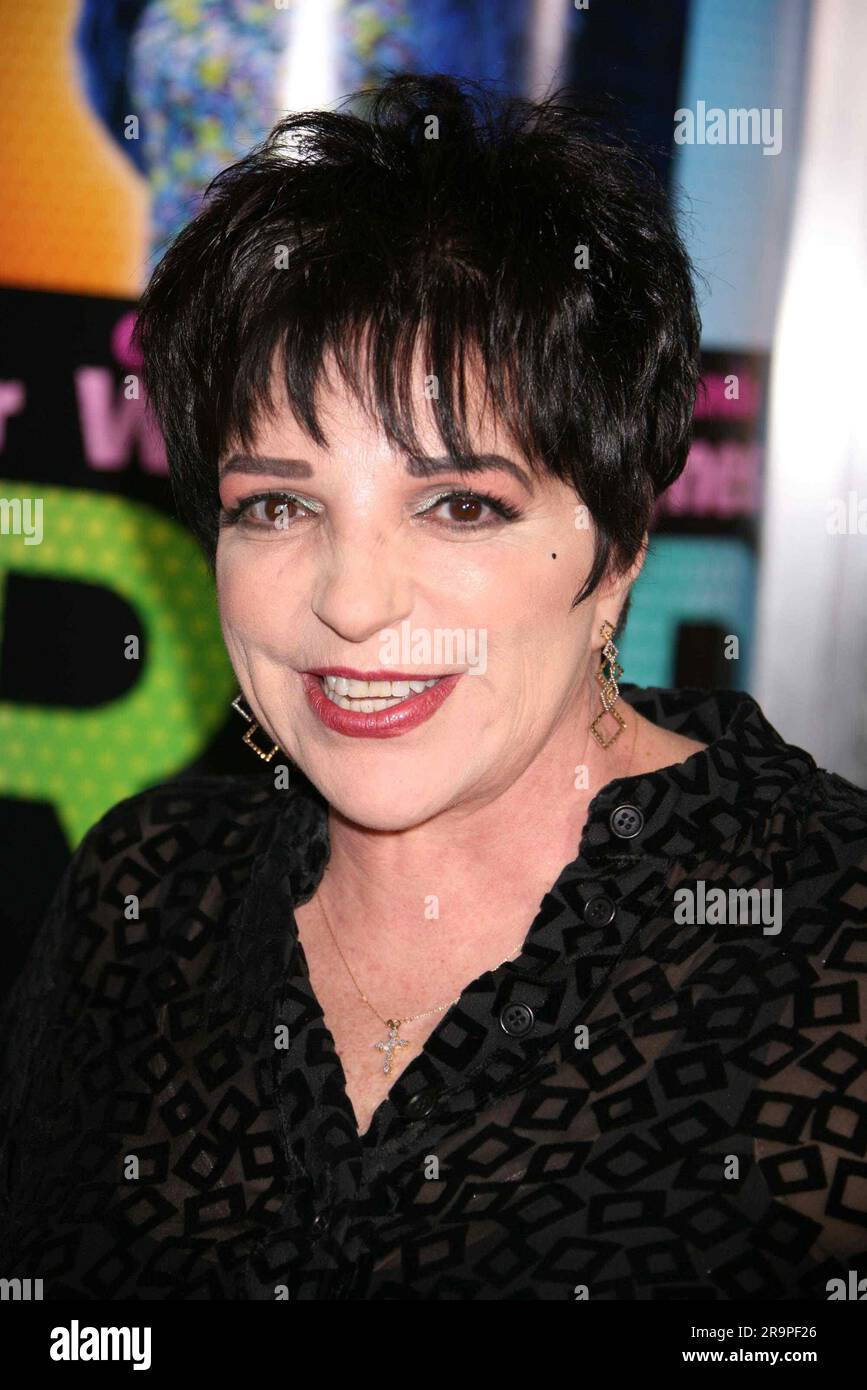 Liza Minnelli attends the premiere of New Line Cinema's 'Hairspray' at The Ziegfeld Theater in New York City on July 16, 2007.  Photo Credit: Henry McGee/MediaPunch Stock Photo