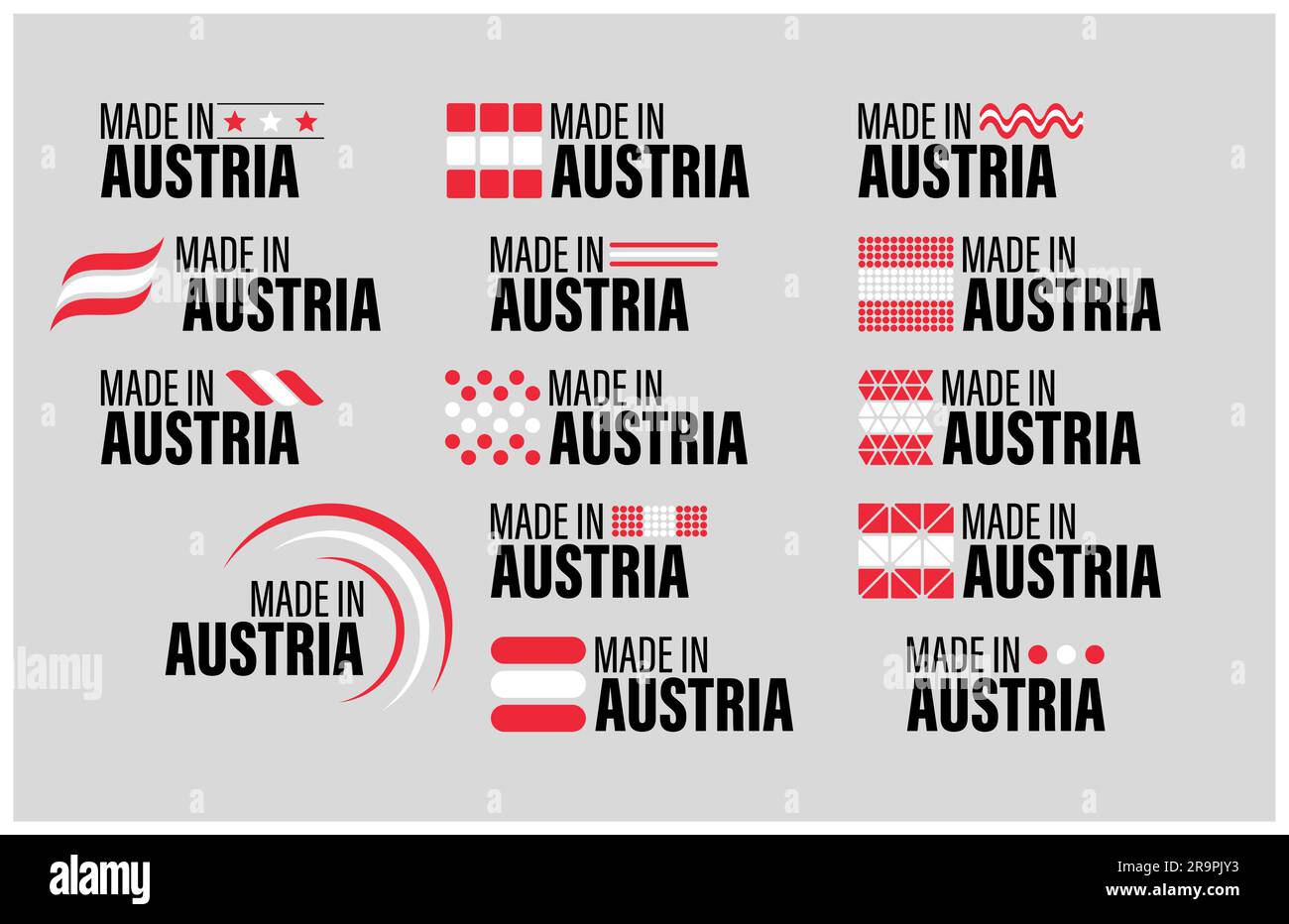 Austria Graphics Set in vienna Stock Vector Images - Alamy