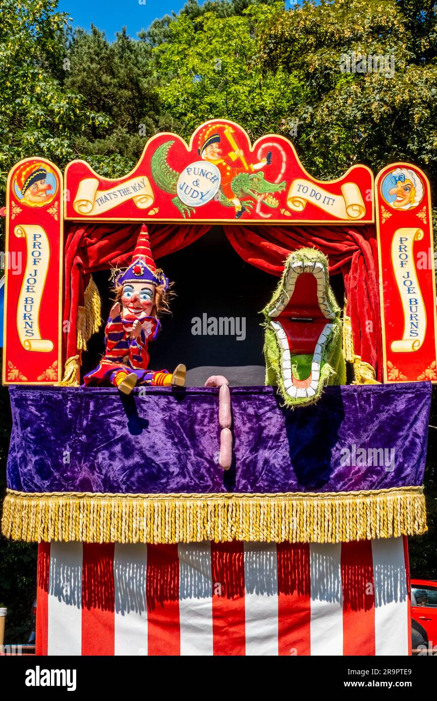 A Traditional Punch and Judy Show At The Nutley Village Fete, Nutley