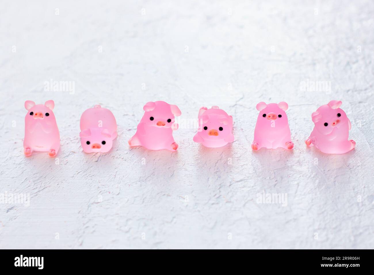 Lucky little pigs Stock Photo Alamy