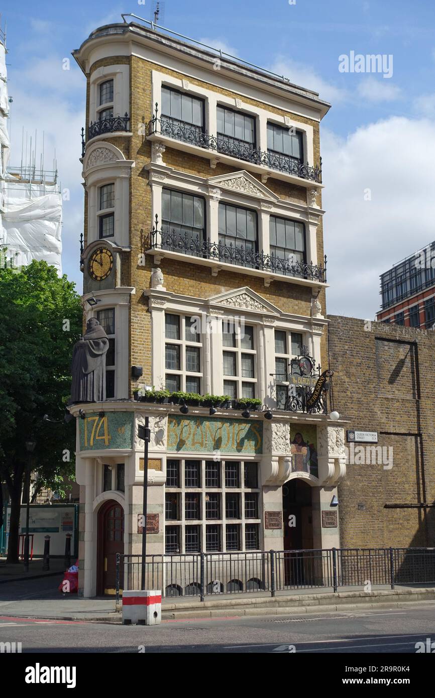 Black Friar pub, Blackfriars, London Stock Photo