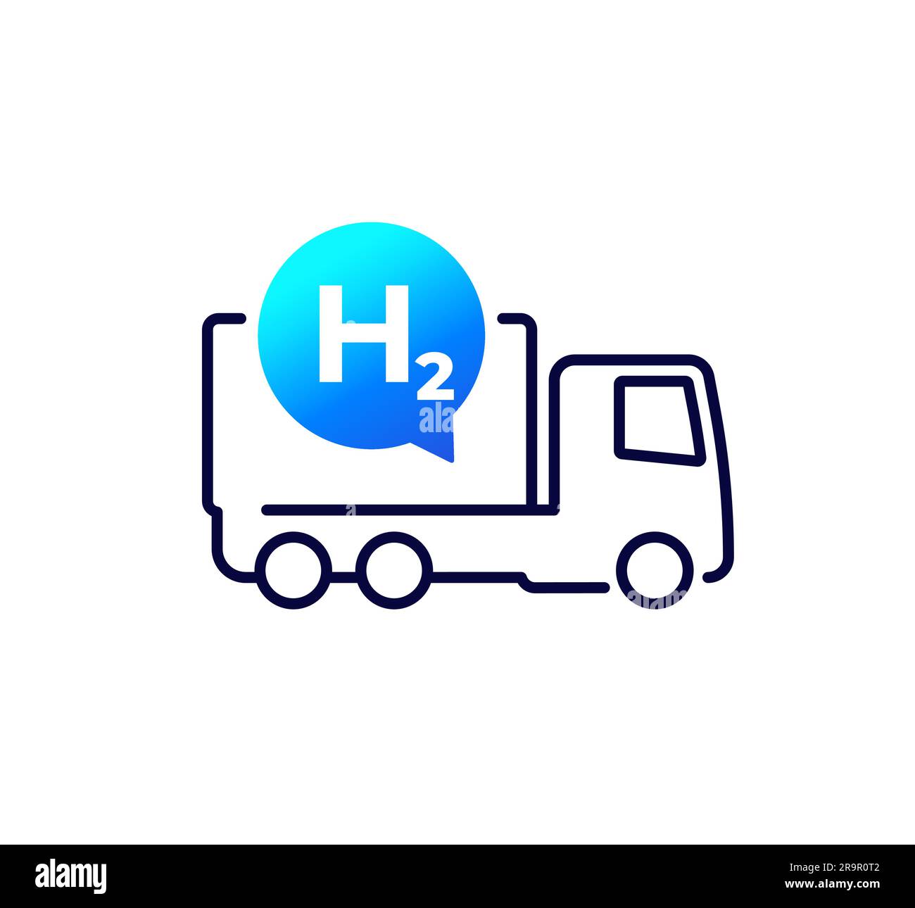 hydrogen-powered-fuel-cell-electric-vehicle-stock-vector-images-alamy