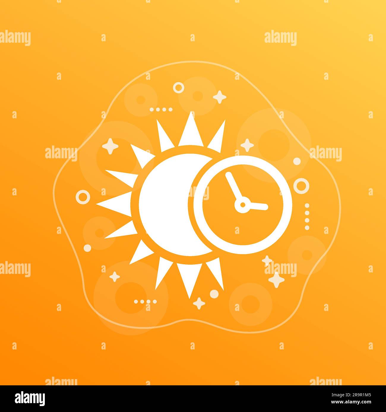 sun and time icon, vector art Stock Vector Image & Art - Alamy