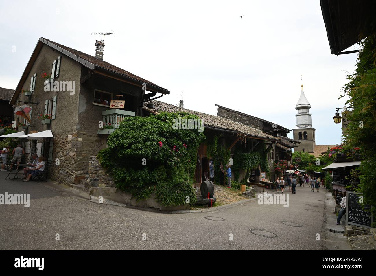 Yvoire, medieval village in southern France Stock Photo - Alamy
