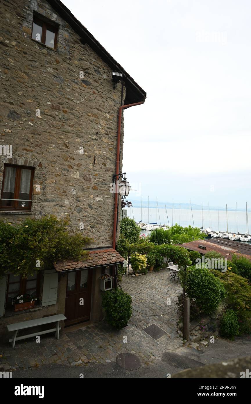 Yvoire, medieval village in southern France Stock Photo - Alamy