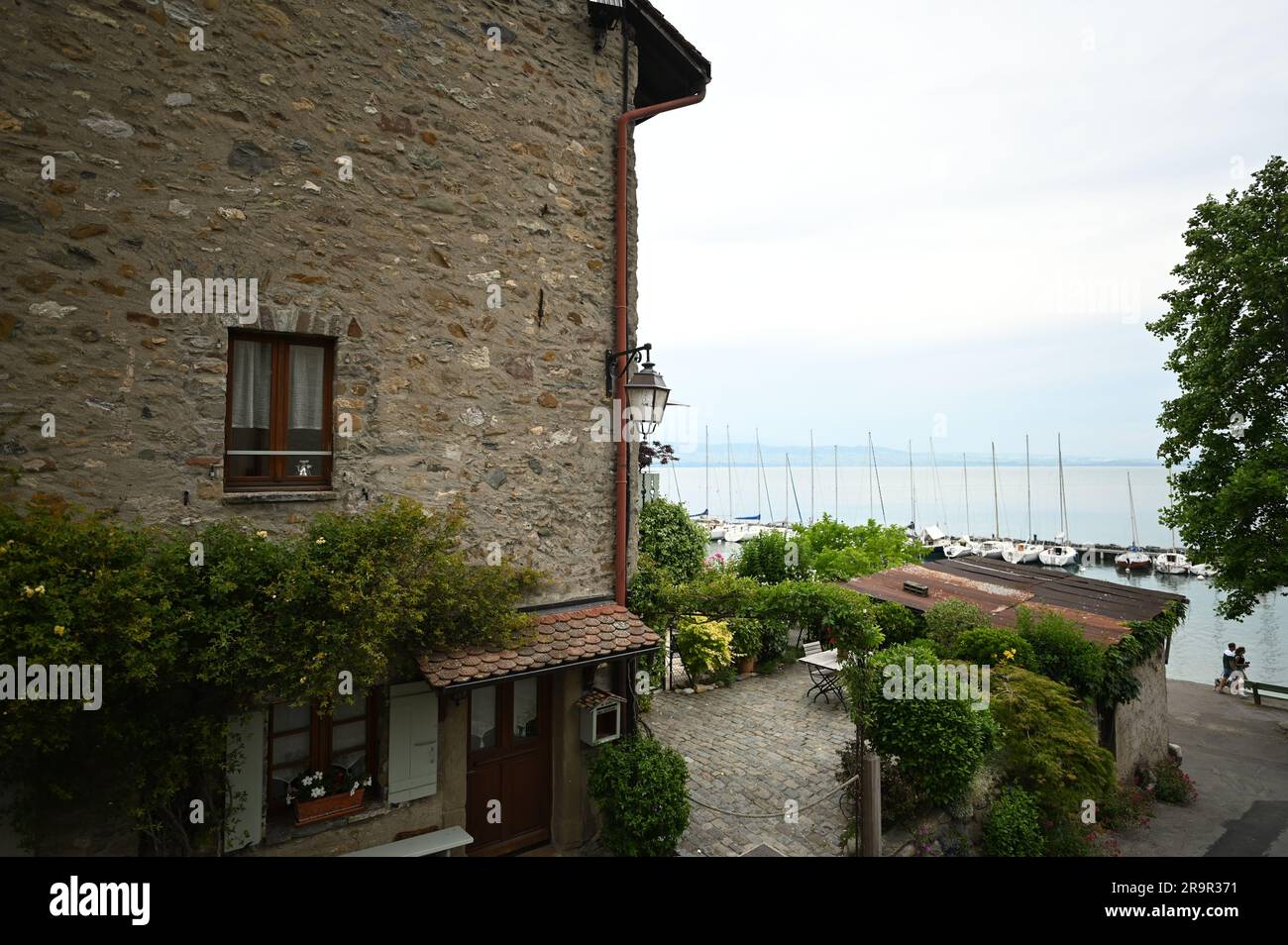 Yvoire, medieval village in southern France Stock Photo - Alamy