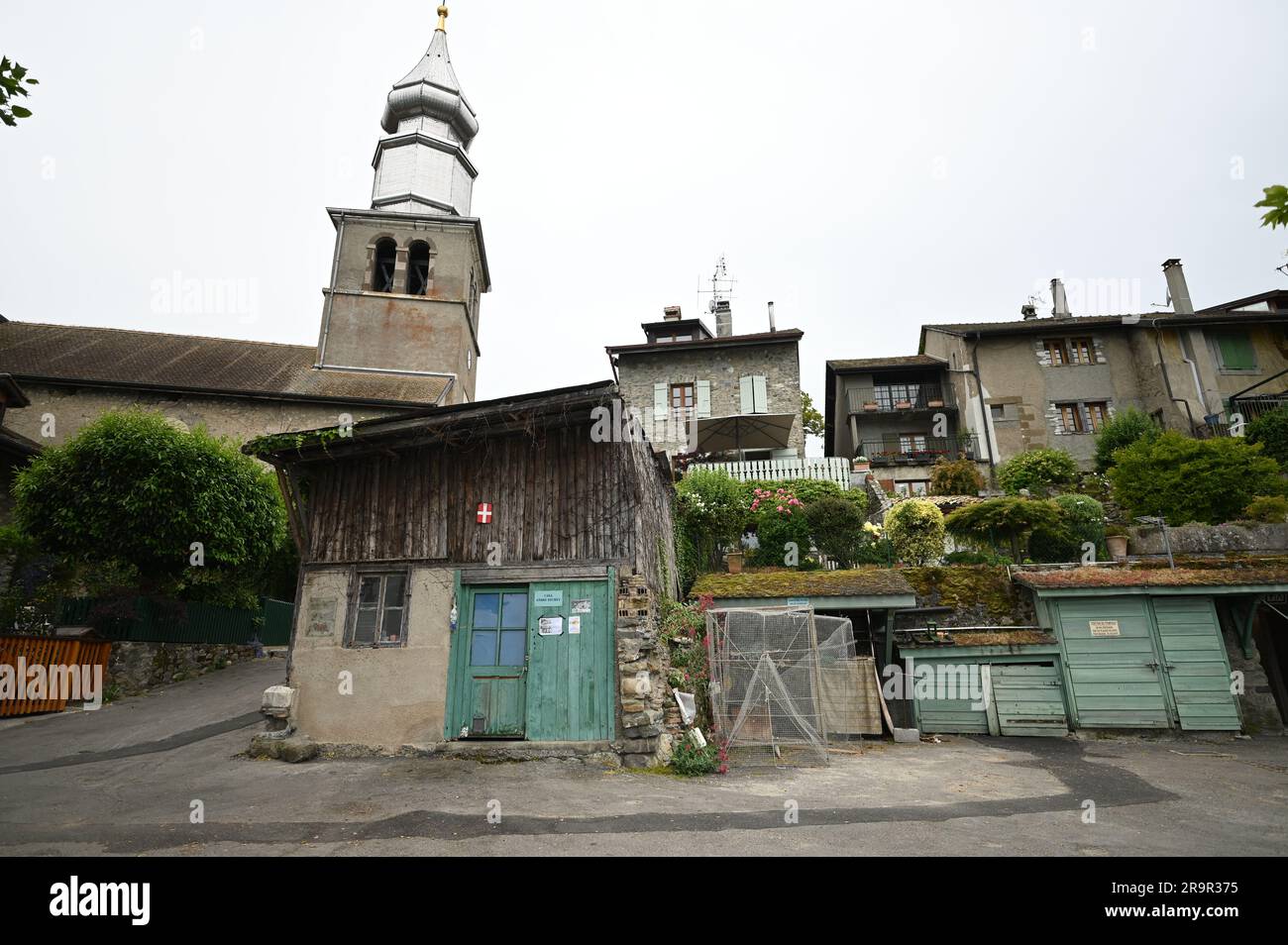 Yvoire, medieval village in southern France Stock Photo - Alamy