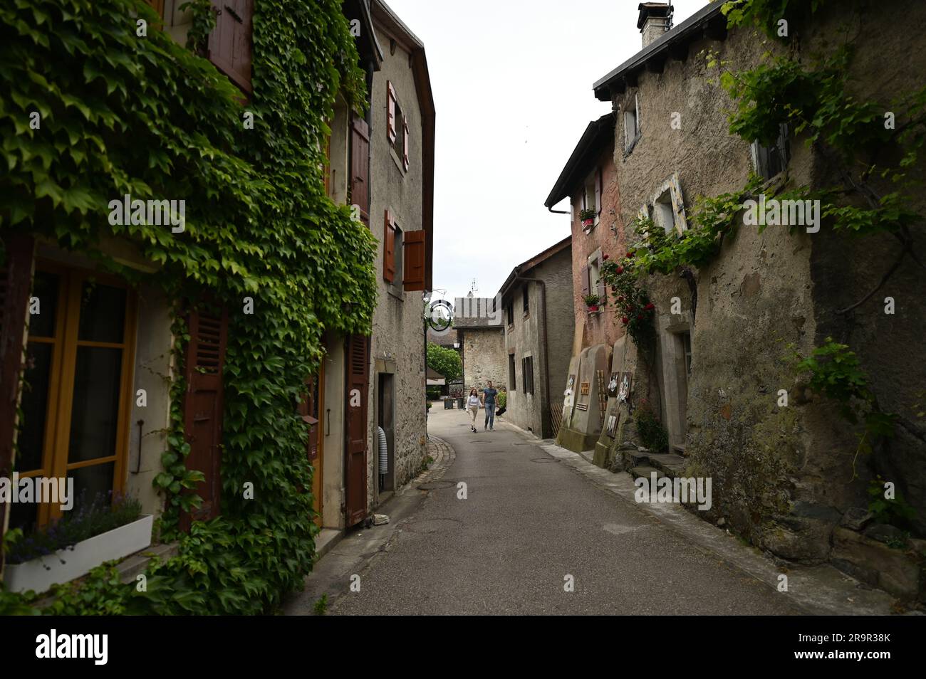 Yvoire, medieval village in southern France Stock Photo - Alamy