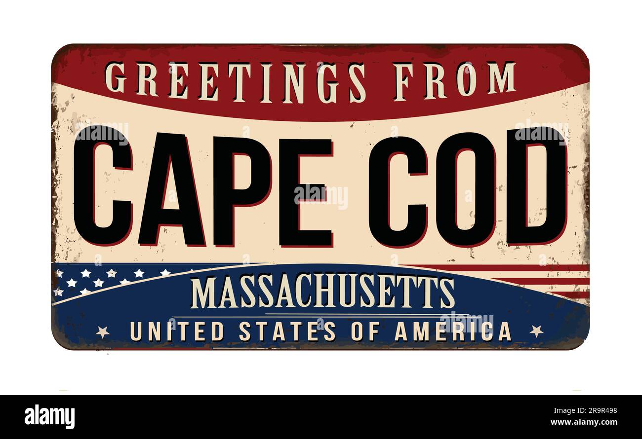 Cape cod massachusetts map Stock Vector Images Alamy
