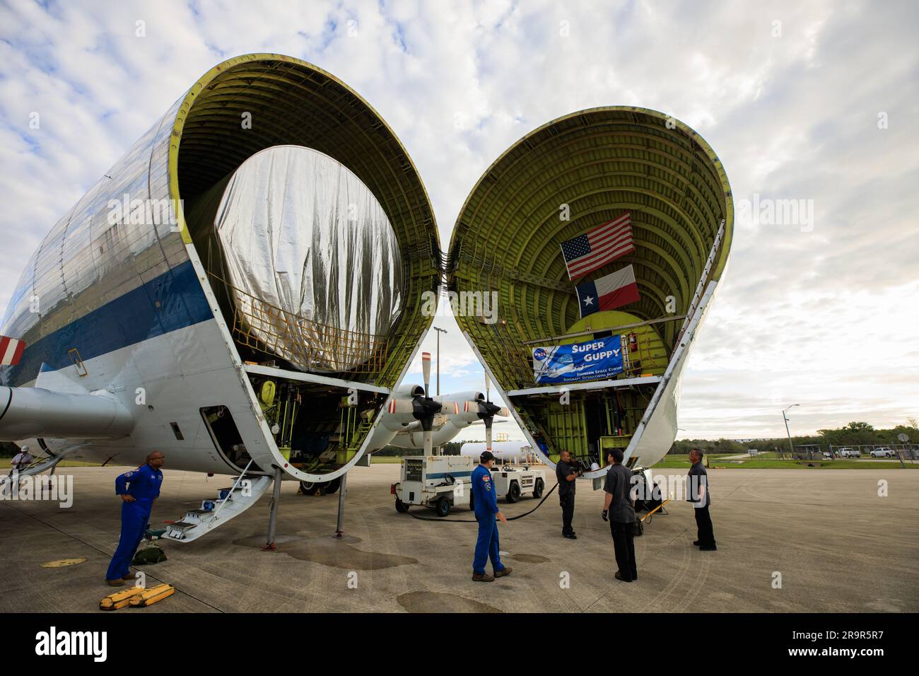 The Multi-Purpose Logistics Module (MPLM) is loaded into NASA's Super ...