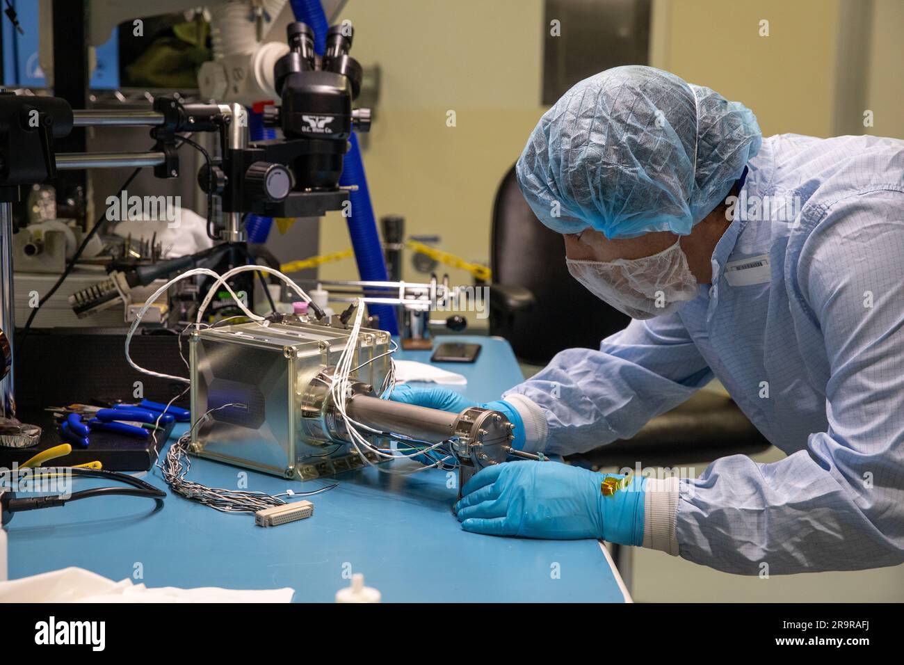 MSOLO2 Processing. A team of engineers and technicians finished the