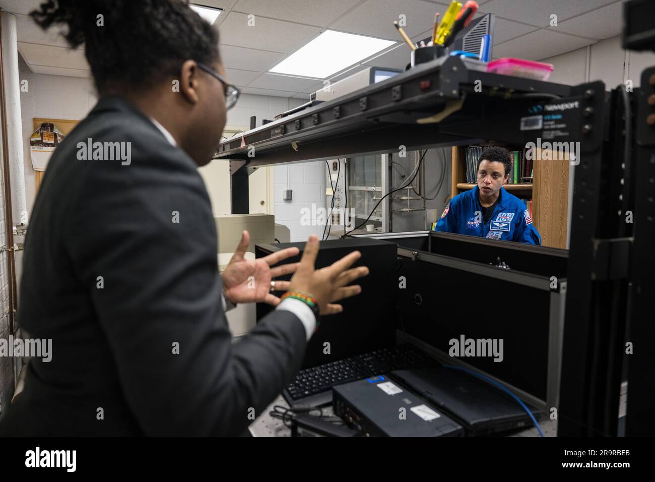 Astronaut Jessica Watkins at Howard University. Howard University