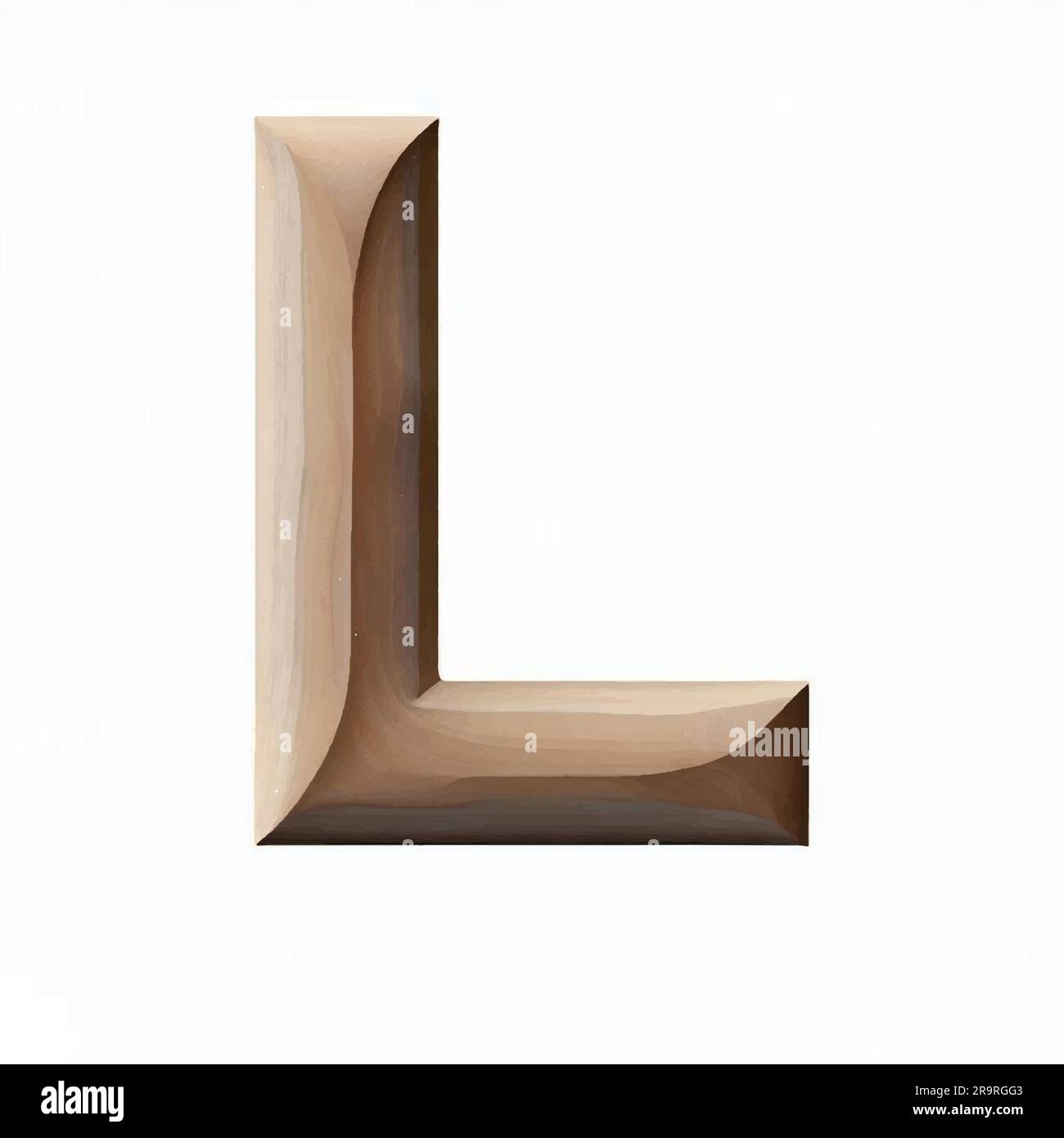capital letter L in wood Stock Vector Image & Art - Alamy