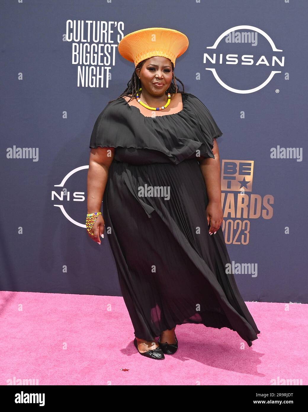 June 25, 2023, Los ANgeles, California, United States: Moud Goba attends the BET Awards 2023. (Credit Image: © Billy Bennight/ZUMA Press Wire) EDITORIAL USAGE ONLY! Not for Commercial USAGE! Stock Photo