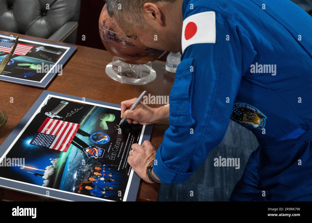 NASA’s SpaceX Crew5 Astronauts with Agency Leadership. NASA’s SpaceX