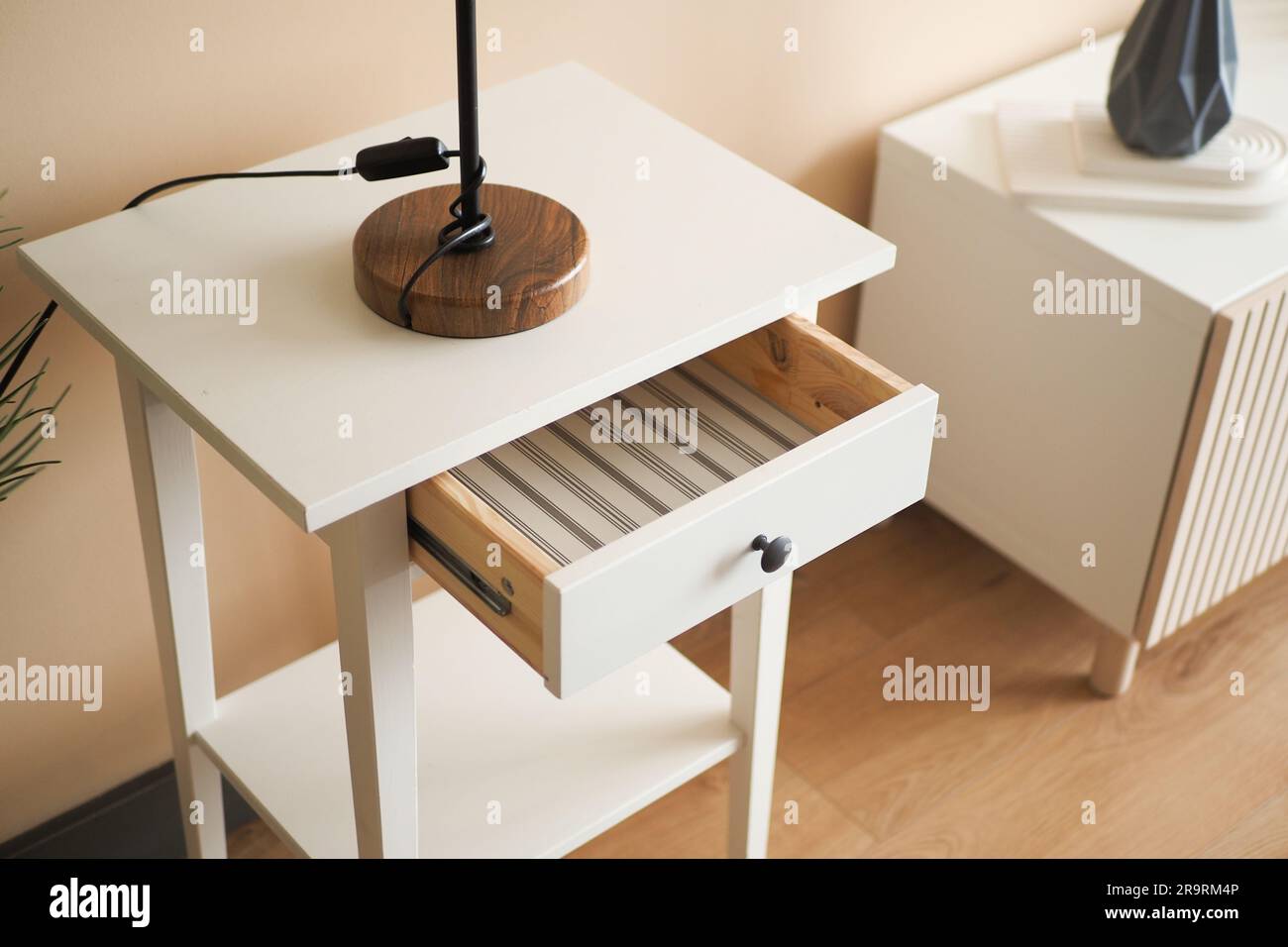 top view of a opened empty drawer Stock Photo - Alamy