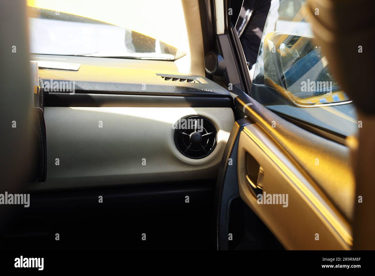 car air conditioner grid pane, Stock Photo