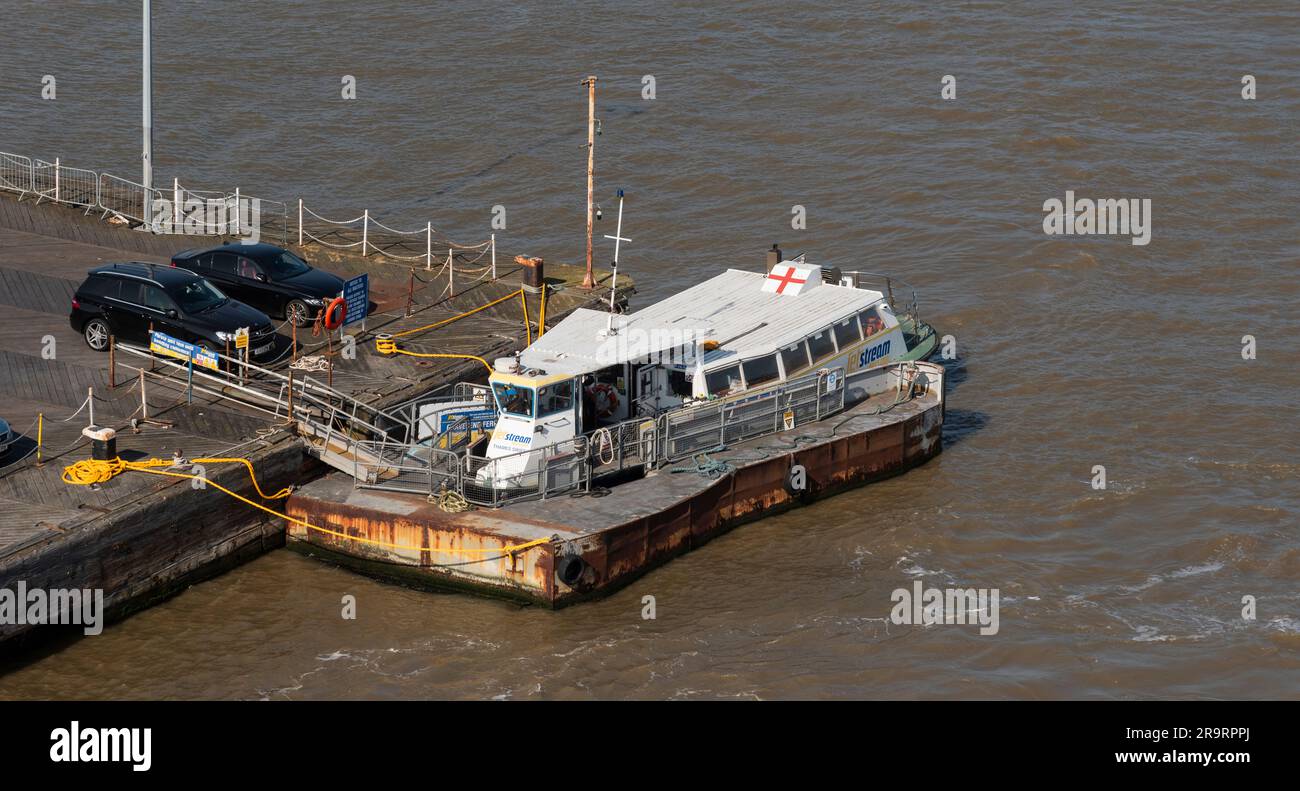 Tilbury, Essex, England, UK. 1 June 2023. The Gravesend to Tilbury foot