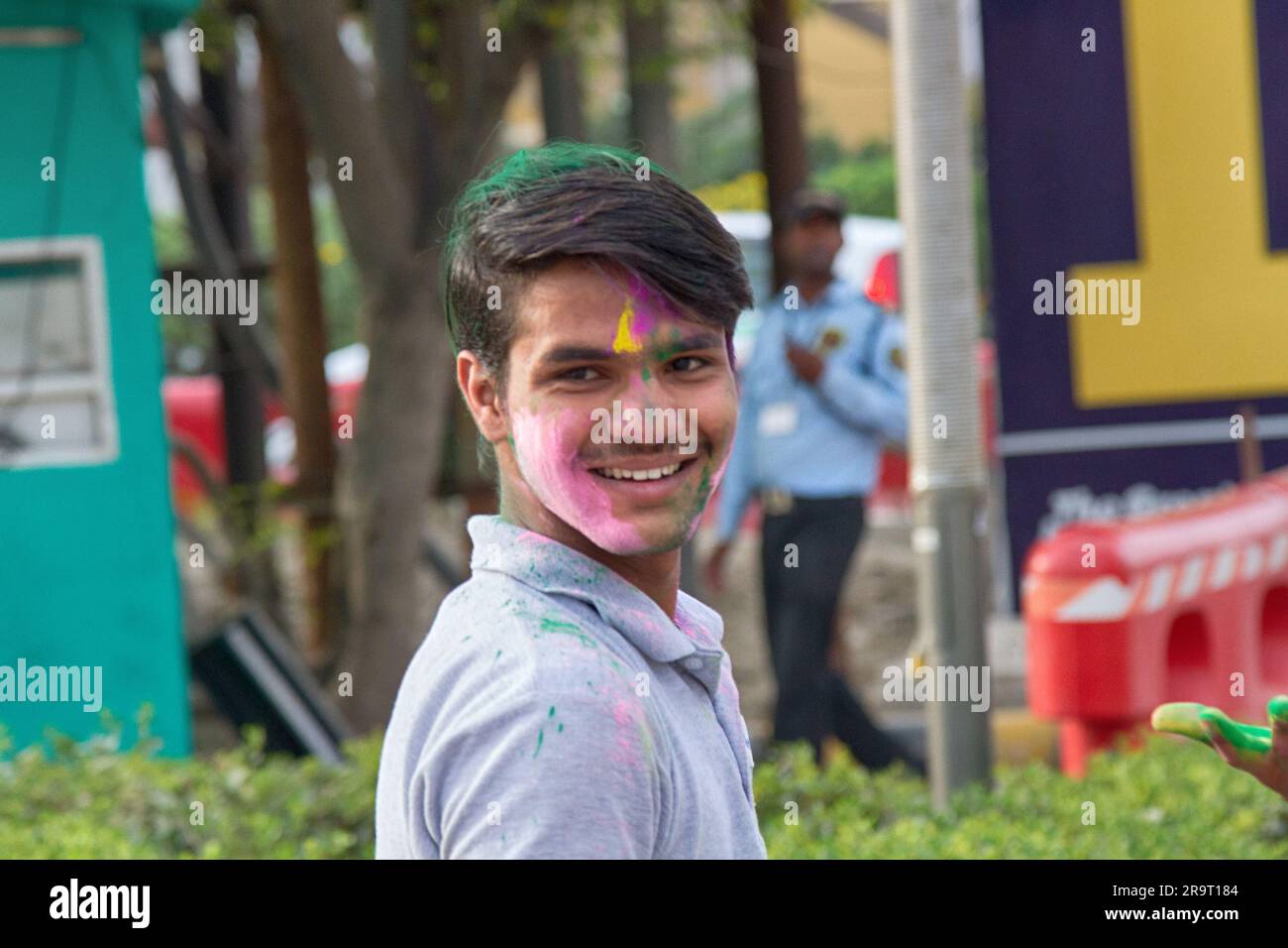 India, new Delhi March 1, 2018 Religious festival of Holi when