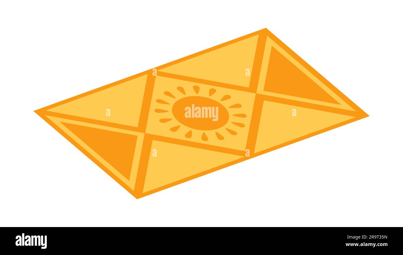 Summer yellow blanket vector concept Stock Vector Image & Art Alamy