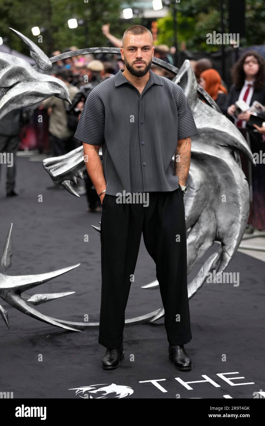 Finley Tapp poses for photographers upon arrival at the World premiere ...