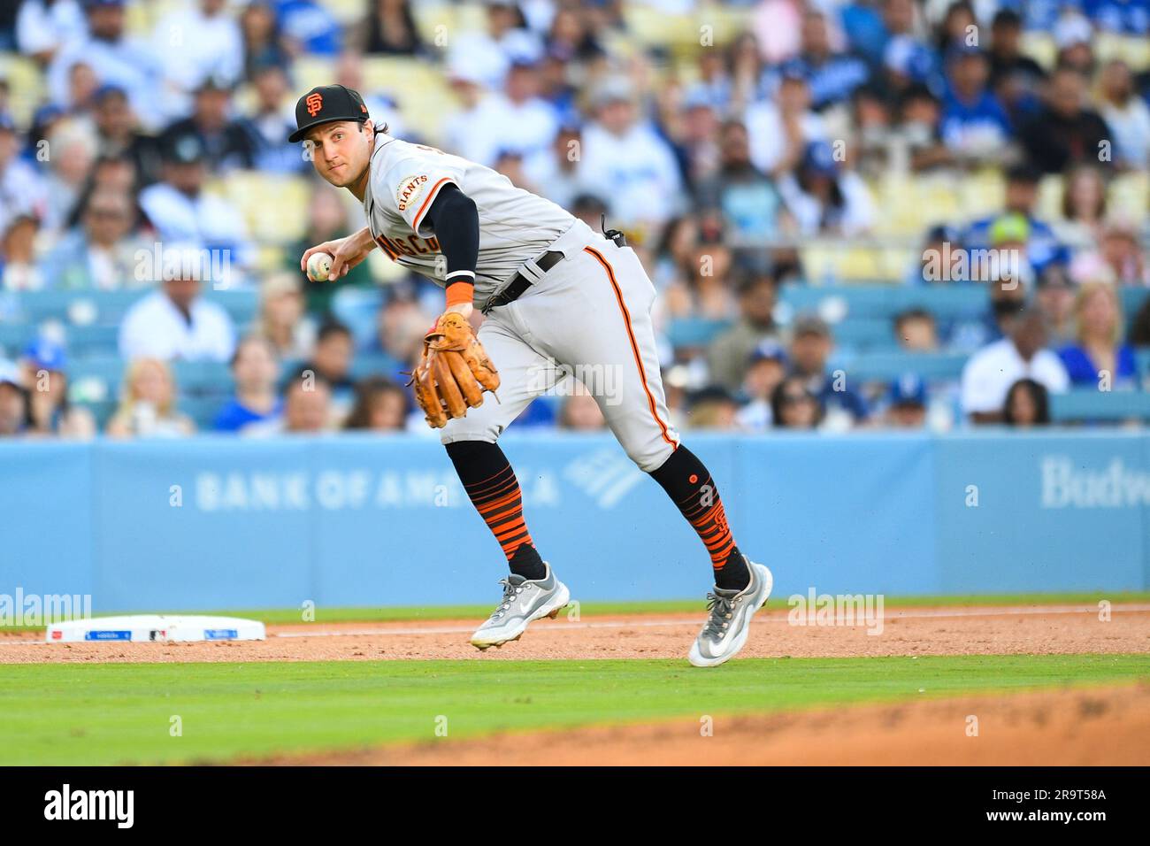 LOS ANGELES, CA JUNE 17 San Francisco Giants third baseman Casey