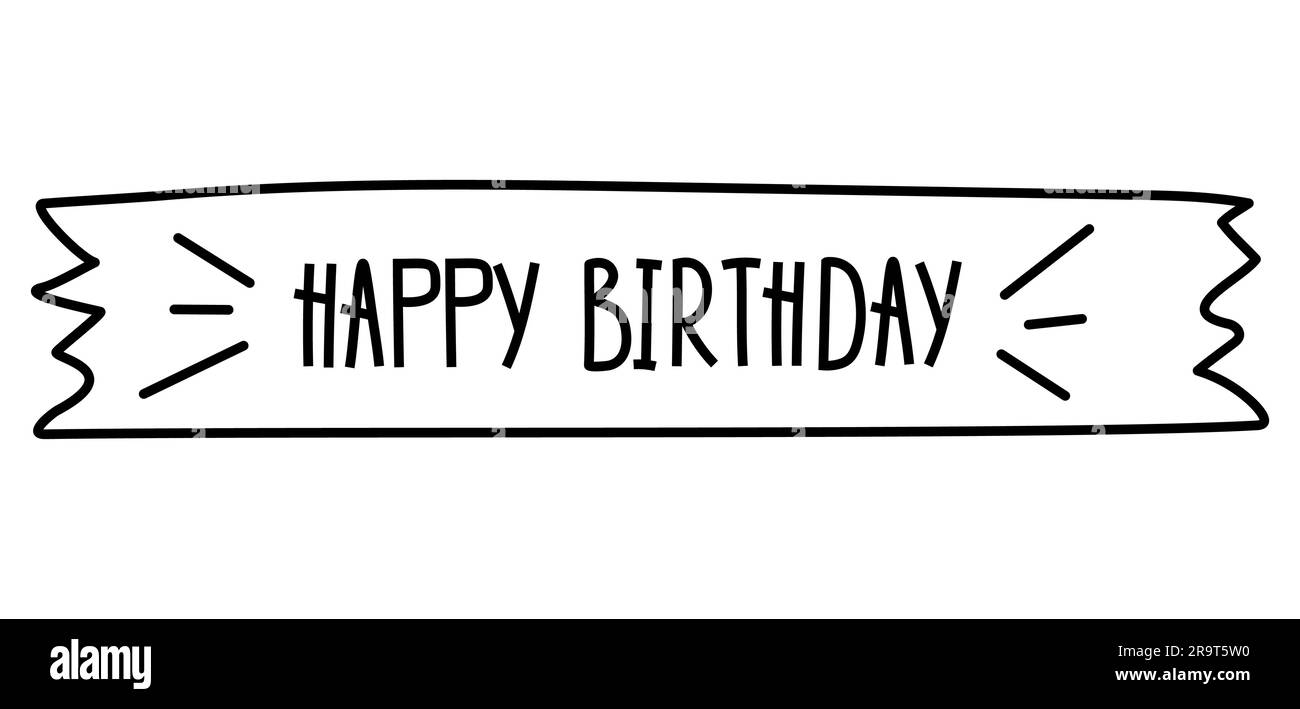Happy birthday logo black and white white happy birthday neon sign