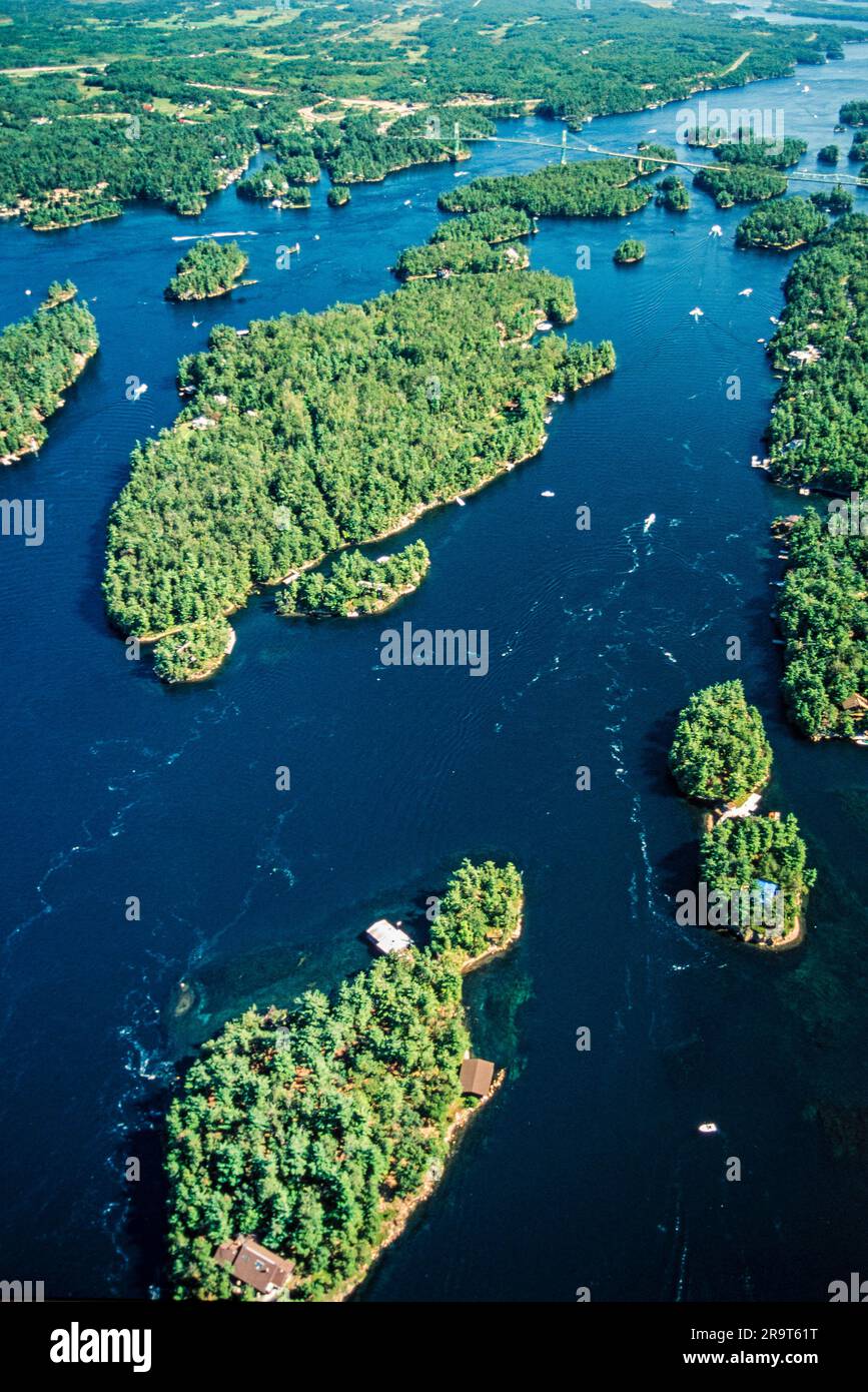 Thousand islands ontario aerial hi-res stock photography and images - Alamy