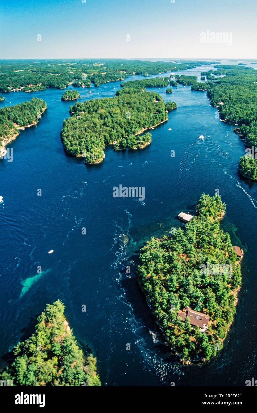 Thousand islands ontario aerial hi-res stock photography and images - Alamy