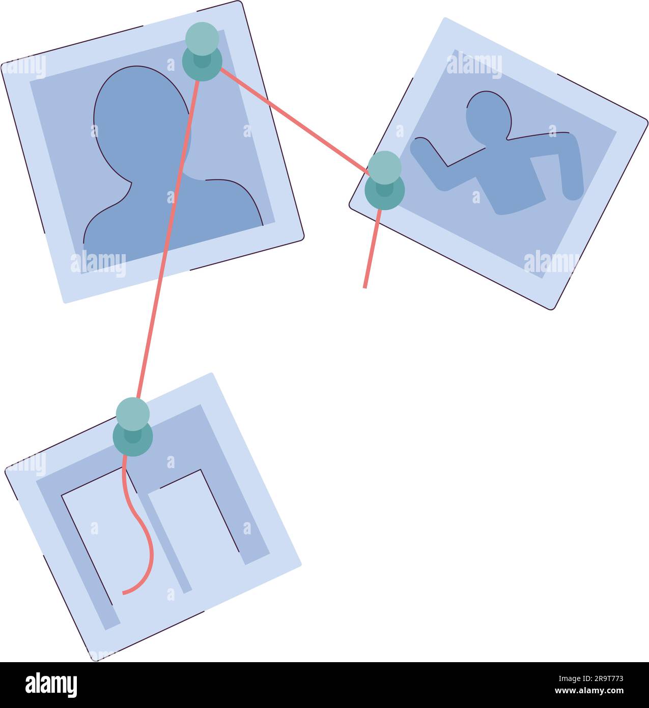 Investigation police board Cut Out Stock Images & Pictures - Alamy