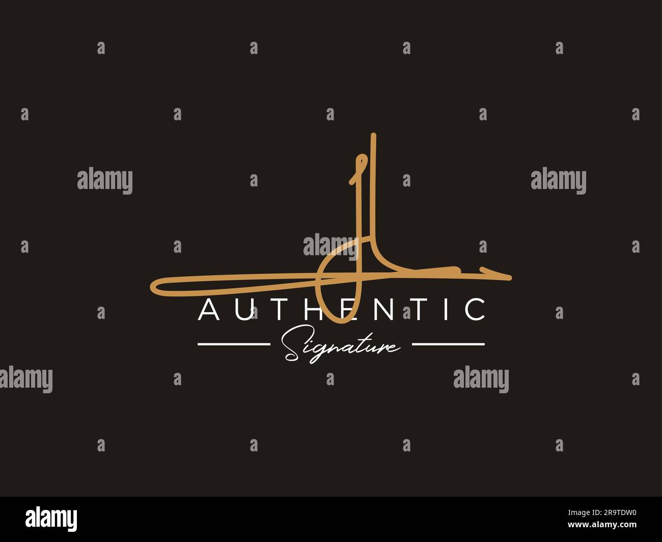 JL Signature Logo Template Vector Stock Vector Image & Art - Alamy