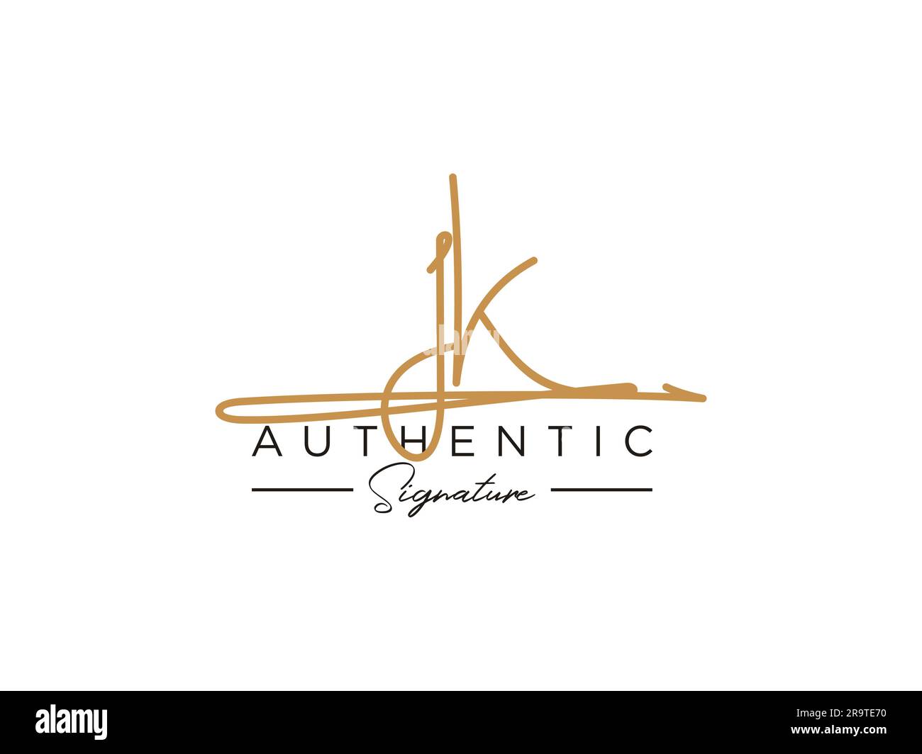 JK Signature Logo Template Vector Stock Vector Image & Art - Alamy