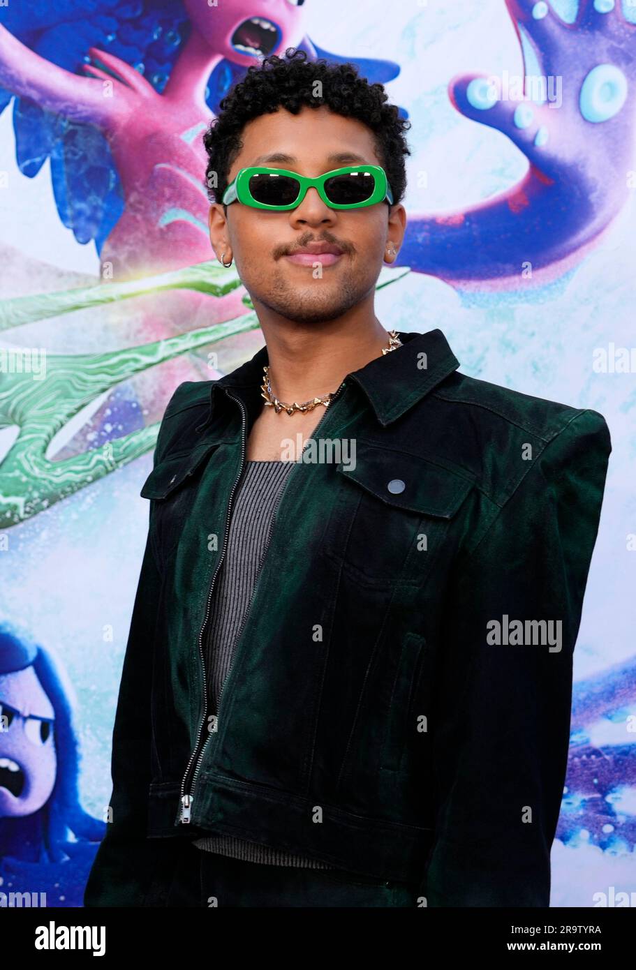 Jaboukie YoungWhite poses at the premiere of the film "Ruby Gillman